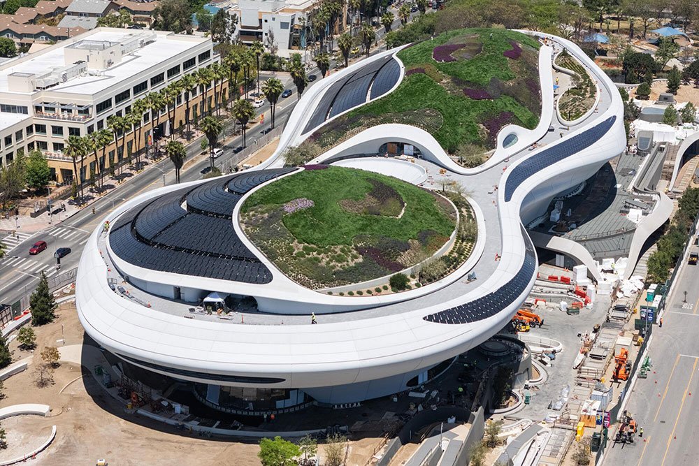 Renderizado del proyecto del The Lucas Museum of Narrative Art.